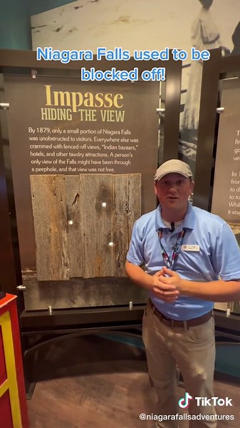 Niagara Falls wasnt always so open to the public! #niagarafalls #waterfall #historytok #traveltok #fypシ