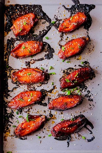 Korean Baked Gochujang Chicken Wings