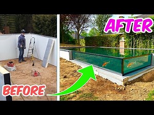 4 Week FISH POND Transformation (DIY) - Here's What Happened