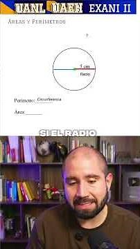 Como sacar el perímetro de un círculo. ⭕
