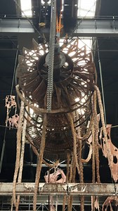 Open today at Tate Modern! Using the building’s own history as a power station, this year’s Hyundai Commission is by South Korean artist Mire Lee. Transforming the Turbine Hall with fabric hanging sculptures and epic mechanical installations, Mire Lee has reimagined Tate Modern as a living factory. A fascinating mix of materials made of silicone and chains bring her creations to life and challenge our ideas of what is beautiful, perverse, provocative and desirable. Open Wound invites us to revel