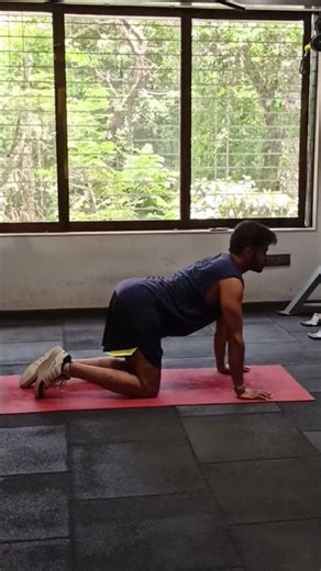 Cat Camel Pose | Beginner Yoga Stretch for Back Pain | Yoga | #trending #viral #fyp