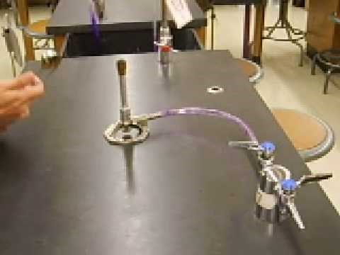 How to light Bunsen burner