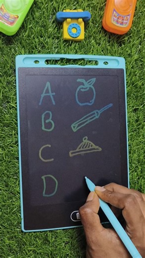 A for Apple #shorts #alphabets #trending #lcdwritingtablet
