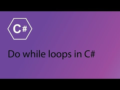 C# Programming Tutorial 12 - Do while loops