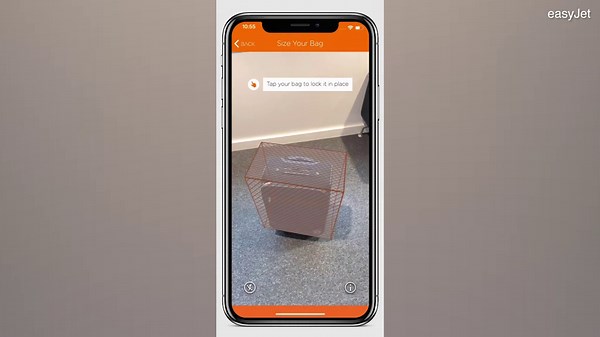 EasyJet launches new hand luggage scanning feature on its app