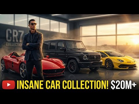 "Inside Cristiano Ronaldo’s Luxury Car Garage!"