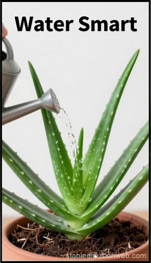 Best Watering Trick for Aloe Vera 🌱 #plantscare #Shorts