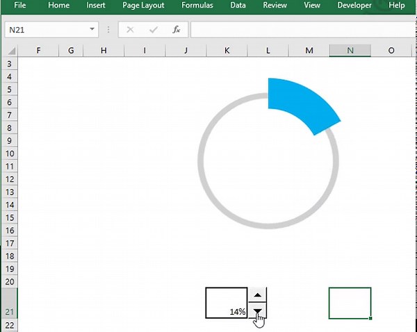 A donut chart. That moves. In Excel. Animated ring/donut charts bring a level of visual dynamism to KPI dashboards that static charts simply can't match. Watch the ring fill as your completion percentage climbs - it's satisfying in a way data rarely gets to be. Target attainment. Budget used. Project completion. All instantly readable. Save this for your next performance dashboard 👇 #excel #excelhacks #donutchart #kpidashboard #101excelhacks #exceltips #animatedchart 📖 Build guide → link in bi
