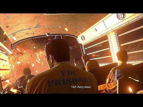 Prison Bus Escape - Battlefield Hardline