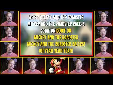 Mickey and the Roadster Racers Theme - KARAOKE (Lyric Video)
