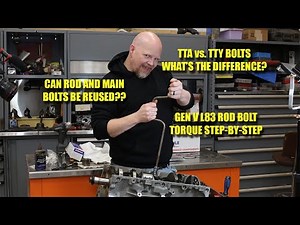 How to Tighten Torque to Angle Bolts on a GM Gen V Engine