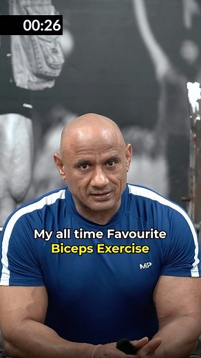 My all time favourite & no one exercise for mass building in bicep ? Brand ambassador @myproteinin Link in bio Code-MUKESH #dronacharyathegym #bicepworkout #musclegain #biceps #ﬁtness #bodybuilding #mukeshgahlot | Mukesh Singh Gahlot