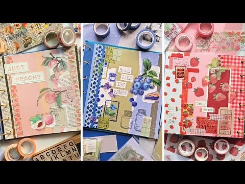 ASMR Aesthetic Scrapbooking Compilation #8 | Nanosken