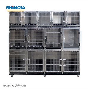 [Hot Item] Pet Cage Professional Stainless Steel Modular Dog Cage with Rounded Corner Mcg-102