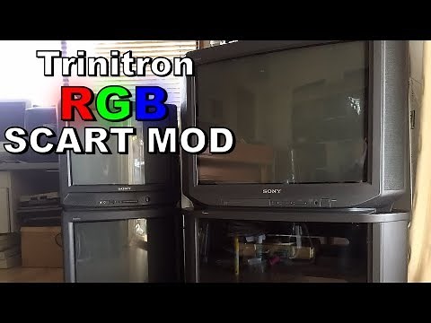 Sony Trinitron RGB SCART Mod! KV-J29SZ2