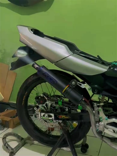 Silincer Black coting, Chamber Galvanis Las Argon🔥 Terimakasih mas sudah pake produk kami @syaeful_55 #kctracingexhaust #agstyle #ninjaagstyle #ninja #ninjass #2stroke #twostroke