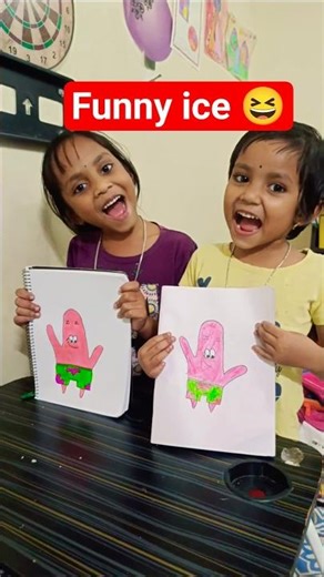 easy funny ice😆#easy drawing#yt shorts