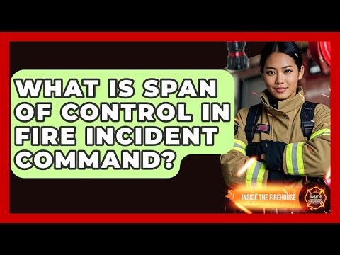 What Is Span Of Control In Fire Incident Command? - Inside the Firehouse