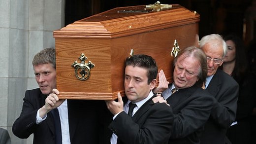 Irish poet Seamus Heaney's funeral in Dublin - video