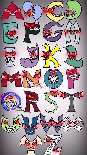 ALPHABET LORE A-Z but evil version - ALPHABET LORE ANIMATION MEME - abcdefghijklmnopqrstuvwxyz