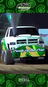 "Cream Of The Crop" Super Stock Diesel Cummins laying down the power in Pro Pulling League Champions Tour Action during the 2025 Scheid Diesel Extravaganza! presented by ARP. #cummins #propulling #diesel #rollingcoal #ihra | BUILT Diesel MAFIA
