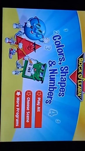 opening to rock learn colors numbers shapes dvd 2020