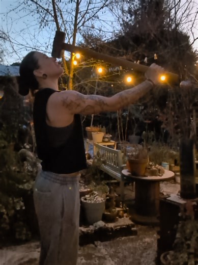 Got a free sledgehammer. Same place I got a free golf club from. I don't play golf but you never know when you'll need a protection putter. #wlw #masc #lesbian #girlswithmuscle #wlwtiktok