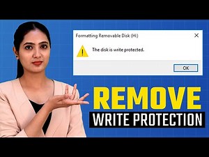 How To Fix "The disk is write protected" | Remove Write Protection From SD Card (2024)