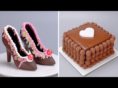 How To Make Chocolate Cake Decorating Ideas | Most Satisfying Cake Decorating Tutorials