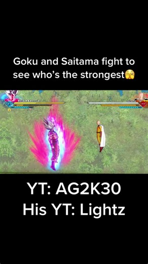 Goku vs Saitama Epic Showdown