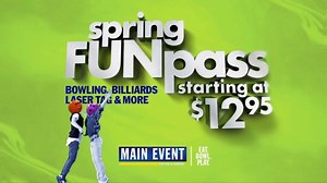 Main Event Entertainment SpringFUNpass TV Spot, 'All You Can Play'