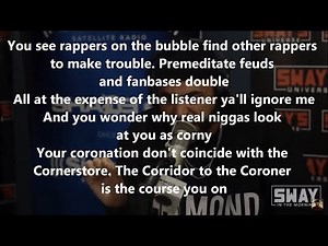 Locksmith Sway Freestyle with Fat Joe (Lyrics Video)