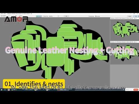CNC Genuine Leather Cutting Machine | Auto Nesting & Defect Recognition System