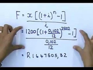 Matric revision: Maths: Financial Mathematics (3/6): Future value, Example 1