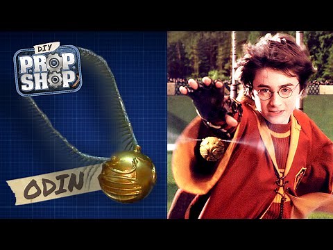 DIY HARRY POTTER GOLDEN SNITCH - DIY Prop Shop