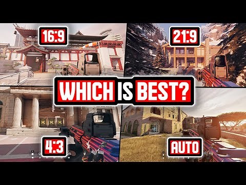 Comparing EVERY Aspect Ratio - Rainbow Six Siege