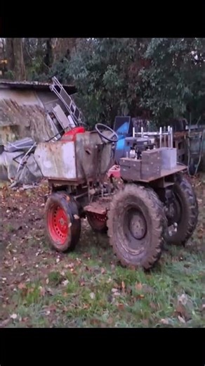 Homemade Tractor Pulls A Over 1-Ton Van Out of Mud #diy #tractor #recovery