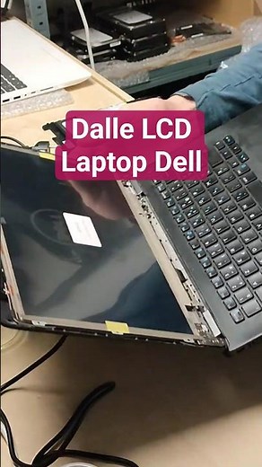 Réparation Dell : remplacement de dalle LCD sur PC portable #windows10