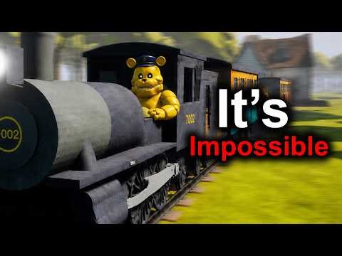 Fast Fredbear Lives On a SPEEDING TRAIN in Hello Neighbor