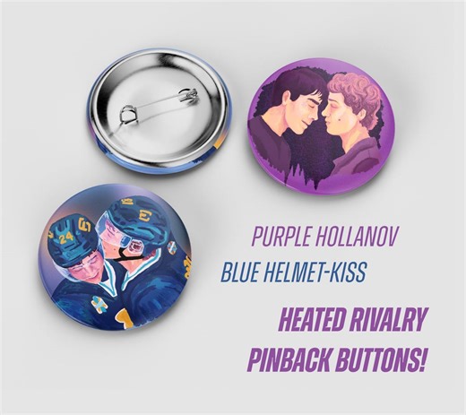 Heated Rivalry Pinback Buttons - Etsy