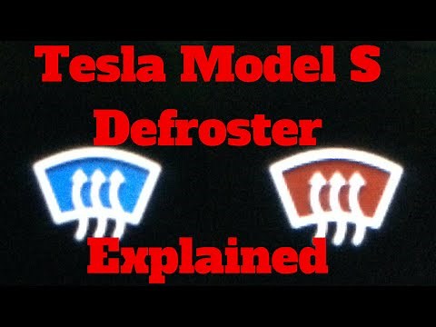 Tesla Model S/III/X: Defrost Button Explained