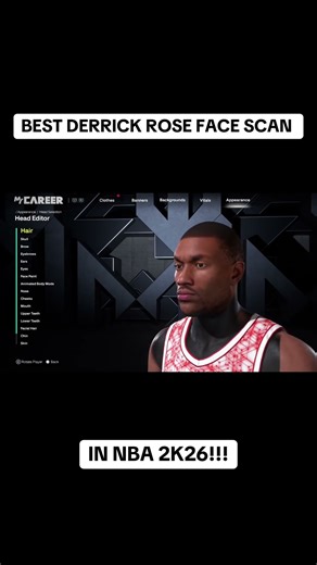 BEST DERRICK ROSE FACE SCAN TUTORIAL IN NBA 2K26!!!