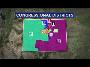 First Draft Map Of New Congressional Districts In Colorado Released