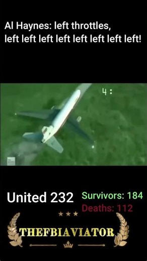 United Airlines Flight 232 | Animation + CVR #aviation #b747 #a380 #concorde #flyinghigh