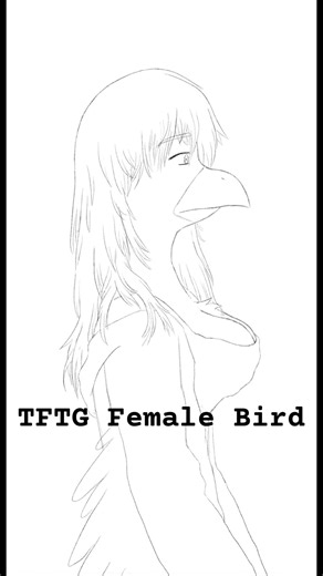 TFTG Female Bird #furry #animation #TF #TFTG #bird