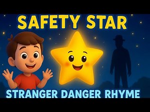 Twinkle Twinkle Safety Star 🌟 | Stranger Danger Rhyme for Kids | Safety Song 3D Animation