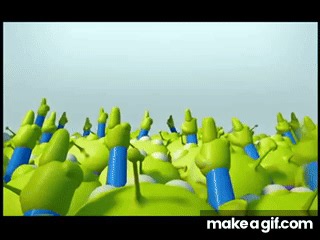 Toy Story 2 aliens: It is coming! on Make a GIF