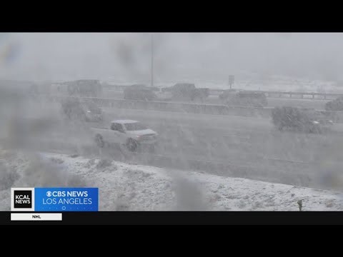 Erratic storm patterns in Cajon Pass make it challenging for drivers