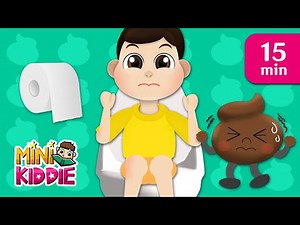 Potty Training Song & More | Nursery Rhymes with Lyrics | 15 minutes | Mini Kiddie